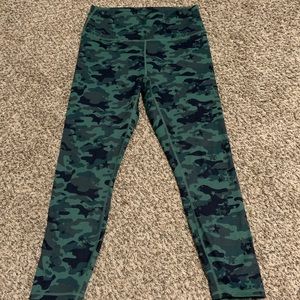 High Wasted Printed Power Hold 7/8